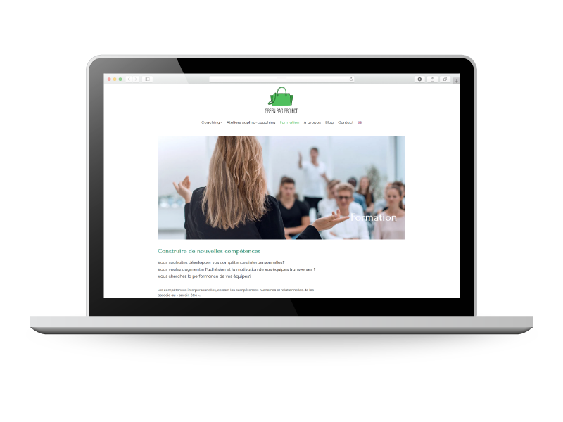 Green Bag project - portfolio site web - Schwarz&Co
