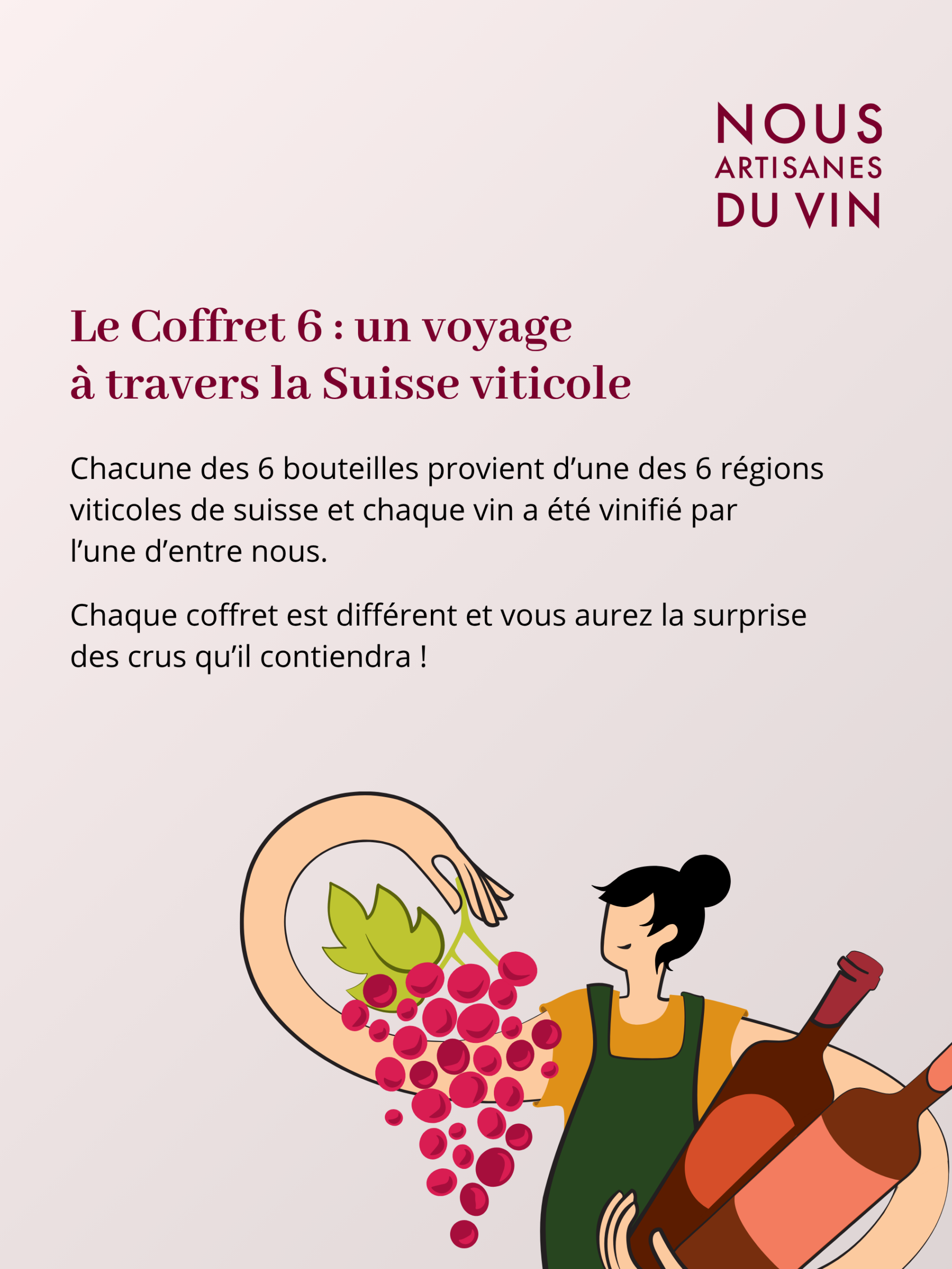 Nous Artisanes du Vin instagram - portfolio website - Schwarz&Co