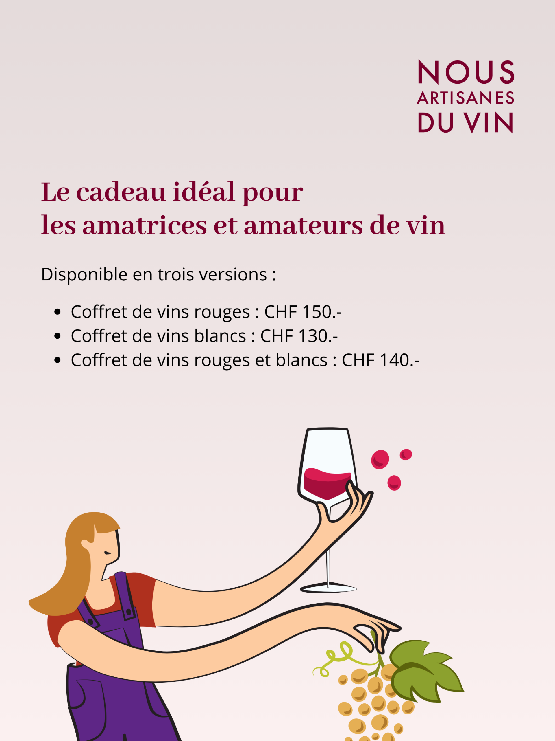 Nous Artisanes du Vin instagram - portfolio website - Schwarz&Co