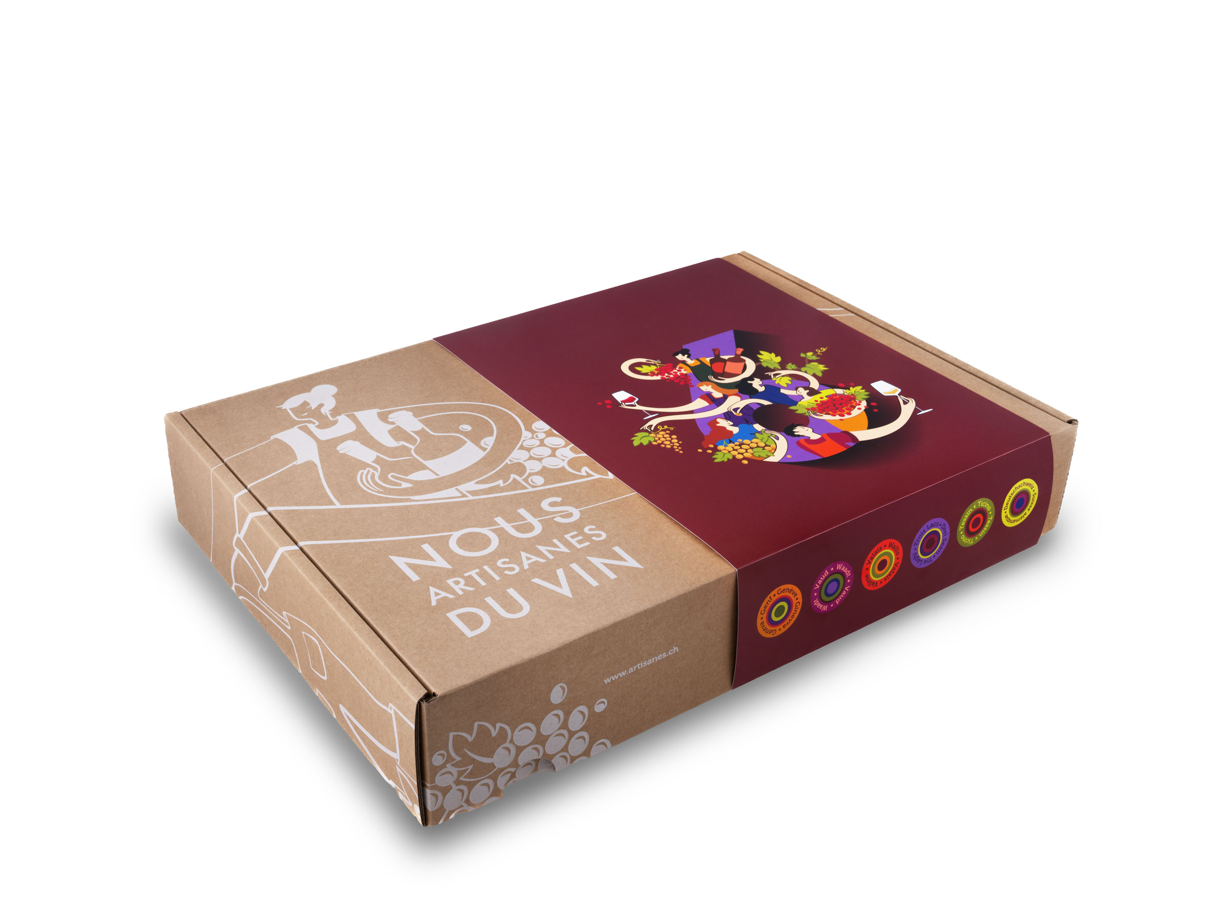 Nous Artisanes du Vin Coffret 6 - portfolio website - Schwarz&Co
