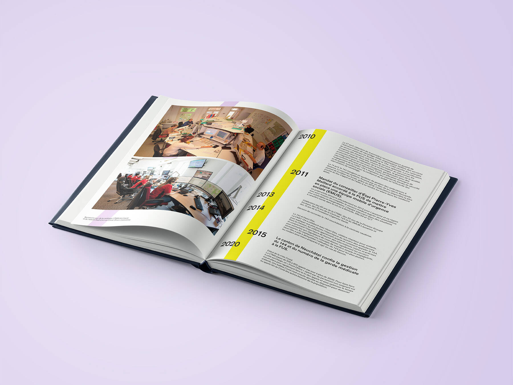 Fondation Urgence Santé - Livre commémoratif - portfolio website - Schwarz&Co