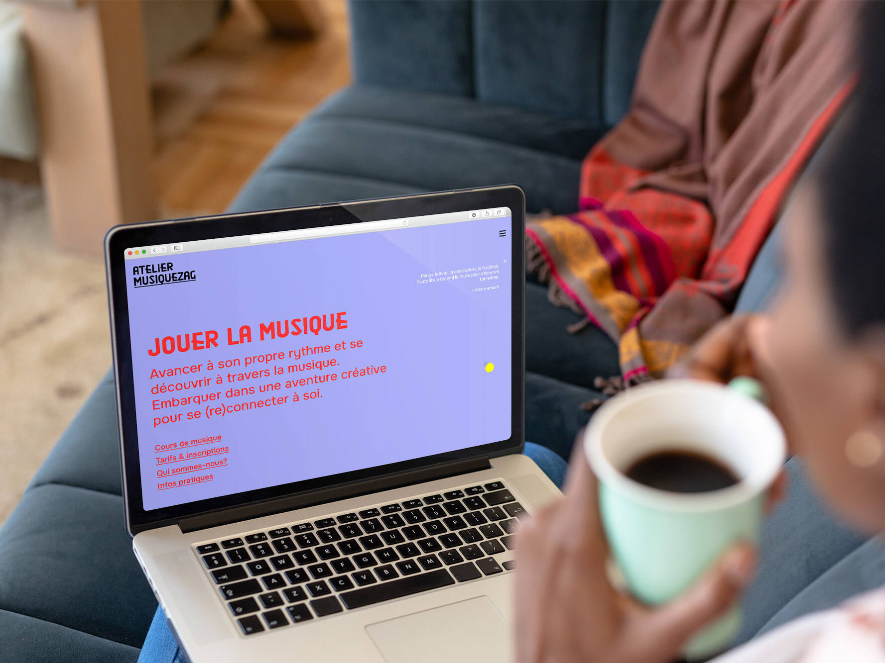 Atelier Musiquezag - Site web - portfolio website - Schwarz&Co